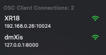 OSC Client list